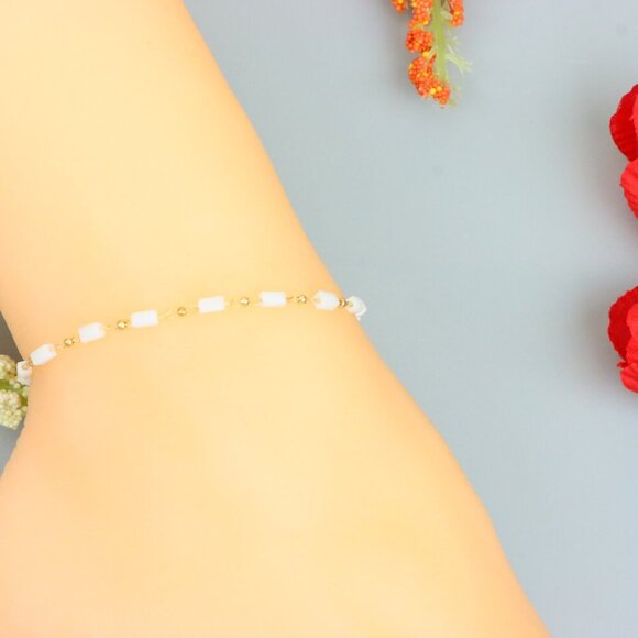 "Handmade Anklet – A Stylish Choice for Women, Thoughtful Gift Idea, EVCH1325 - Picture 3 of 15